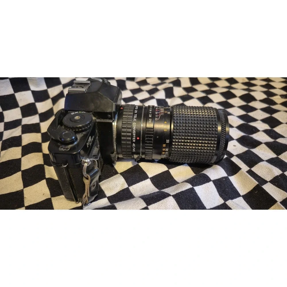 Sears KS Super 35mm Film Camera w/ Sears 135mm‎ f/2.8 Lens & 2X Teleconverter